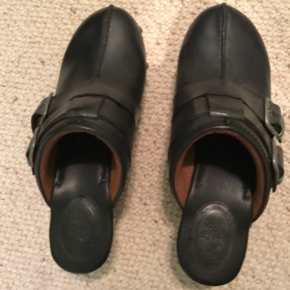 Ariat Black Leather Mule Clogs - Picture 4 of 5